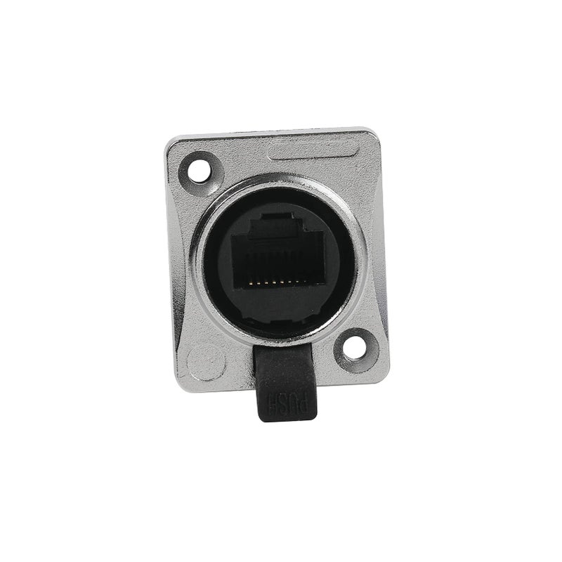 ANMBEST 5PCS Panel Mounting RJ45 IP65 Waterproof PCB Signal Panel Cat5/5e/6 8P8C Connector Ethernet LAN Cable Connector Double Head Coupler Adapter Female to Female with Waterproof/Dust Cap - Image 4